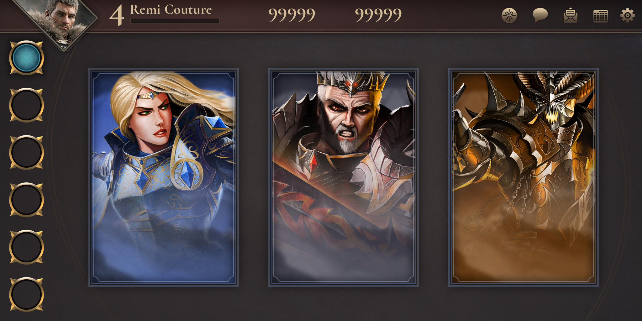 Fantasy card collection