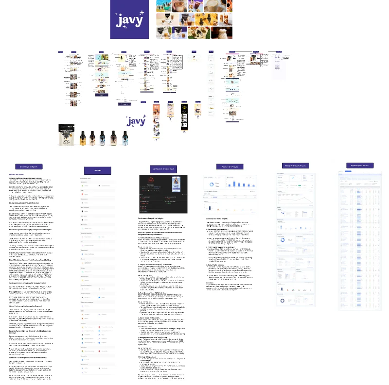 Figma canvas for Customer journey breakdown: A consumer brand’s purchase journey, step by step.